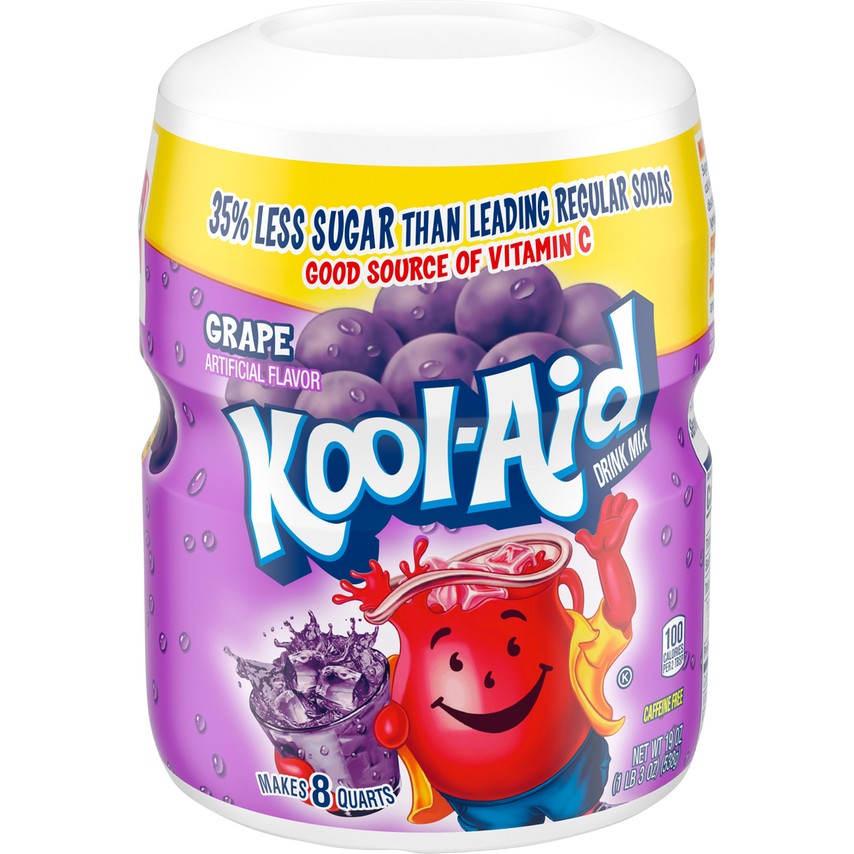 (image for) Kool-Aid Grape Sugar Sweetened 19 oz